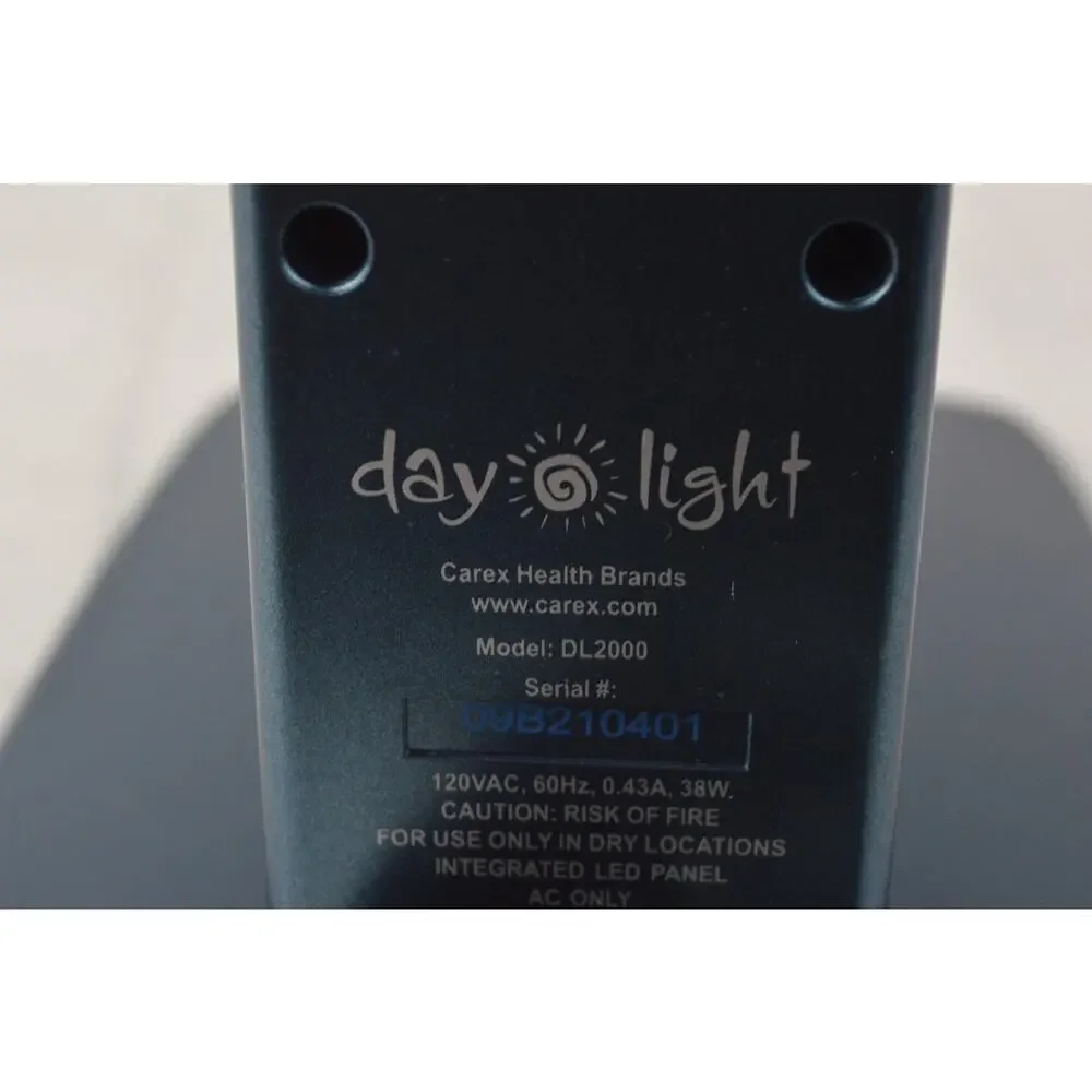 Natural Therapy Bright Task Lamp Day Light Sky DL2000 Carex UV Free Adjustable